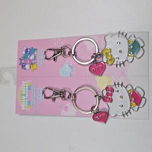 Hello Kitty BFF Keychain Set - Pink and Teal
